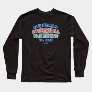 Akumal, Mexico, Riviera Maya, Est. 1958 Long Sleeve T-Shirt